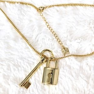 Victoria's Secret Lock & Key Necklace